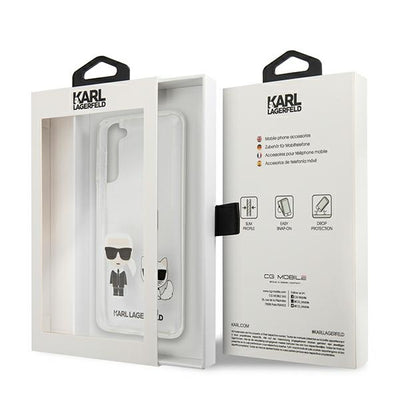 Karl Lagerfeld Karl&amp;Choupette Case for Samsung Galaxy S21+ - Transparent