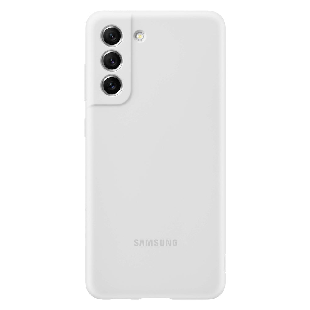Samsung Silicone Cover Flexible Gel Case for Samsung Galaxy S21 FE white (EF-PG990TWEGWW)