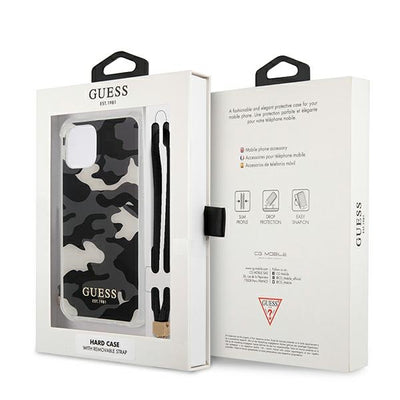 Guess GUHCP12LKSARBK iPhone 12 Pro Max 6.7" black/black hardcase Camo Collection