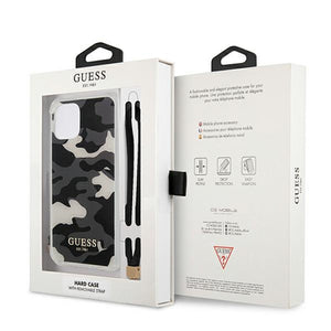 Guess GUHCP12MKSARBK iPhone 12/12 Pro 6.1" black/black hardcase Camo Collection