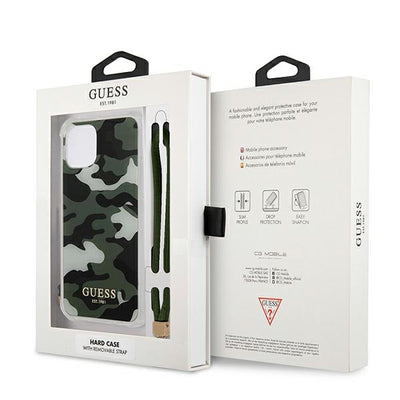 Guess GUHCP12MKSARKA iPhone 12/12 Pro 6.1" green/khaki hardcase Camo Collection