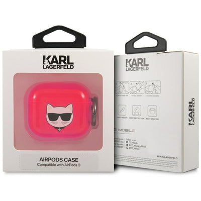 Karl Lagerfeld Choupette Case for AirPods 3 - Pink