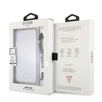 Guess Black Pearl Case for iPhone 11 6.1" / Xr - Transparent