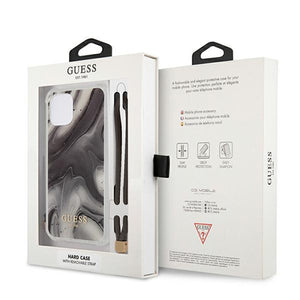 Guess GUHCP12SKSMAGR iPhone 12 mini 5.4" grey/grey hardcase Marble Collection