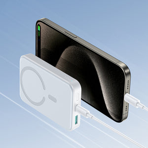 Joyroom JR-W020 Powerbank 20W 10000mAh MagSafe + USB-C - USB-C cable 0.25m - white