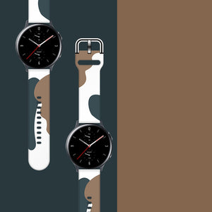 Strap Moro for Samsung Galaxy Watch 40 / 41 / 42 / 43 / 44 mm silicone bracelet watch band - pattern 1