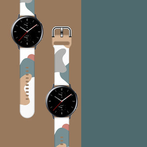 Strap Moro for Samsung Galaxy Watch 40 / 41 / 42 / 43 / 44 mm silicone bracelet watch band - pattern 2