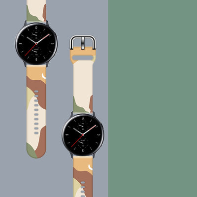 Strap Moro for Samsung Galaxy Watch 40 / 41 / 42 / 43 / 44 mm silicone bracelet watch band - pattern 16