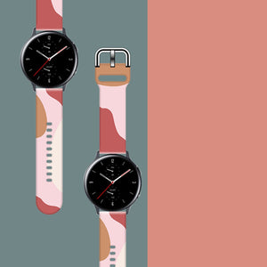 Strap Moro for Samsung Galaxy Watch 45 / 46 / 47 mm silicone bracelet watch band - pattern 12