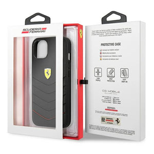 Ferrari FEHCP13SRQUK iPhone 13 mini 5.4" black/black hardcase Off Track Quilted