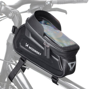 Wozinsky Bike Frame Bag with Phone Case 1.7L Black (WBB28BK)