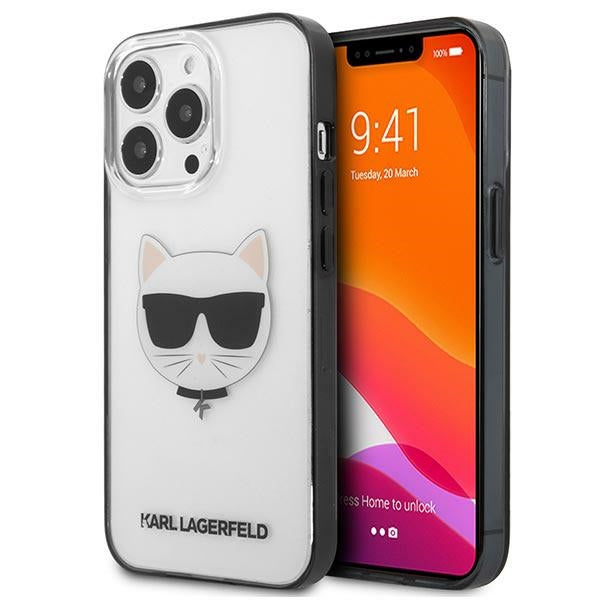 Karl Lagerfeld KLHCP13LHCHCK iPhone 13 Pro / 13 6,1" skaidrus Ikonik Choupette