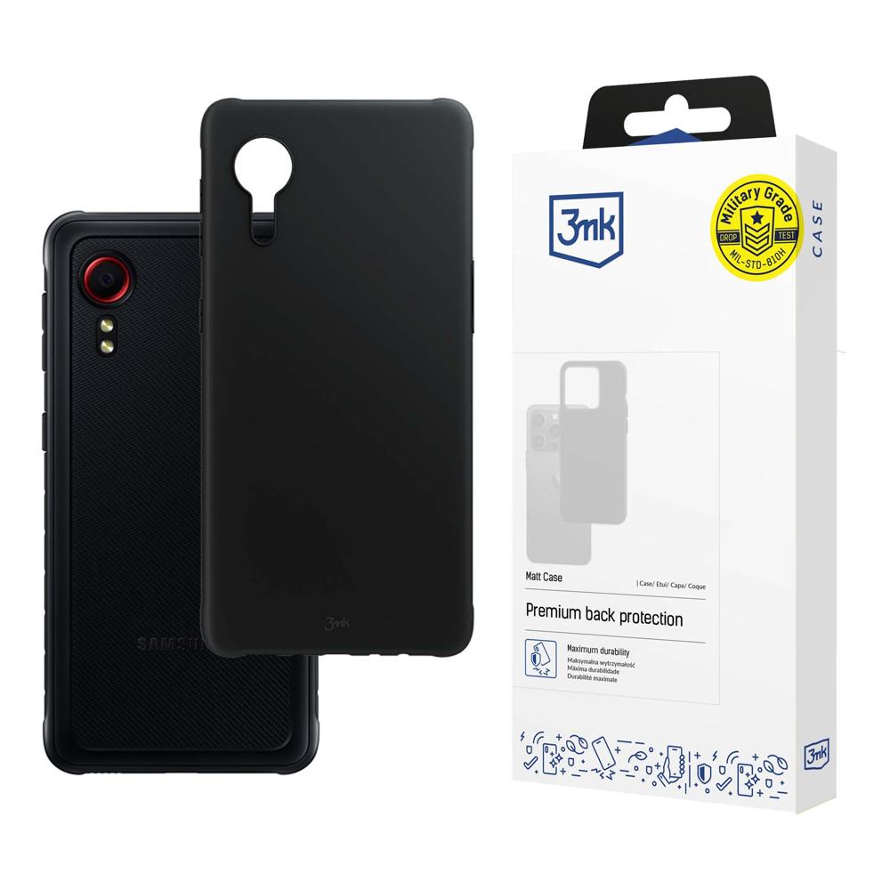 Samsung Galaxy Xcover 5 - 3mk matinis dėklas, juodas