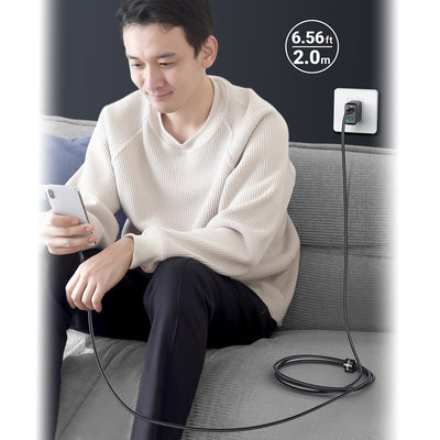 Acefast C4-03 Black USB-C - USB-C PD QC cable 100W 5A 480Mb/s 2m - black