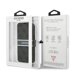 Guess GUBKP13S4GDGR iPhone 13 mini 5.4" grey/grey book 4G Stripe