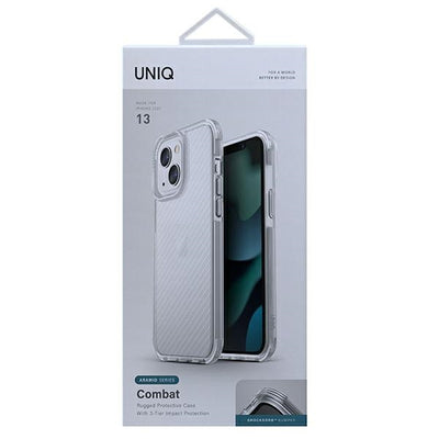 Uniq Combat case for iPhone 13 - transparent