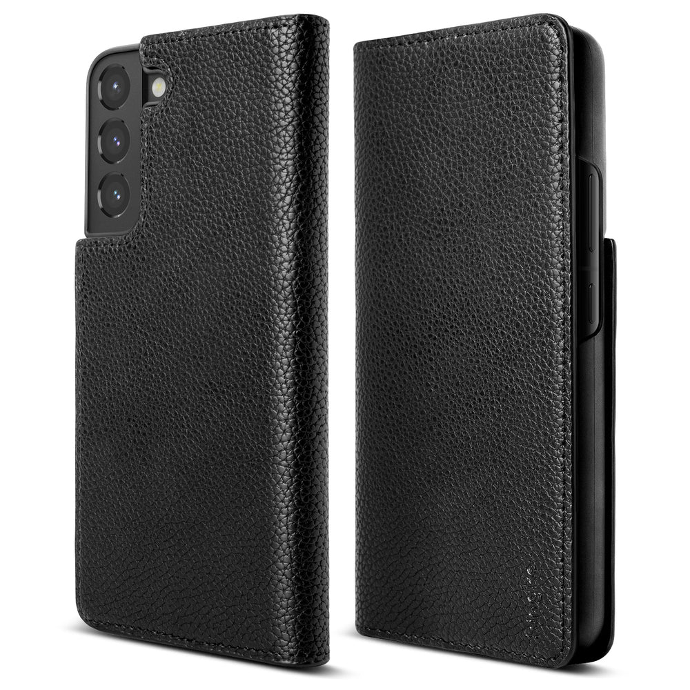 Ringke Folio Signature Flip Leather Case for Samsung Galaxy S22 Black (FSS119R263)