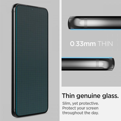 Spigen Glas.tR EZ Fit Tempered Glass for Samsung Galaxy S22 - 2 pcs.