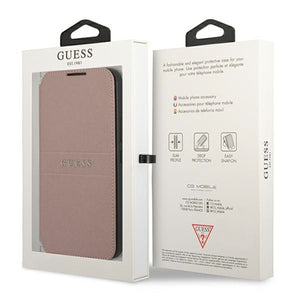 Guess GUBKS22MPSASBPI S22+ S906 pink/pink book Saffiano Stripes