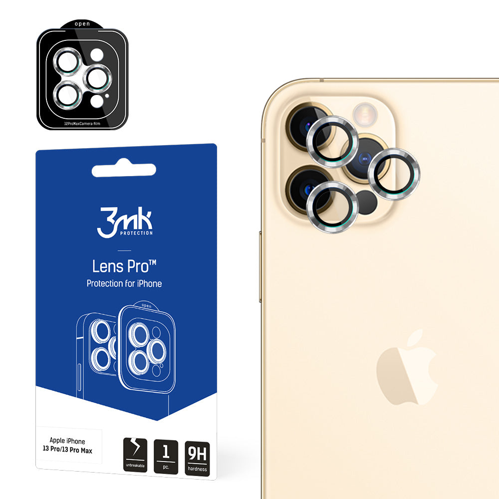 3MK Lens Protection Pro iPhone 12 Pro Max Camera lens protection with mounting frame 1 pc.