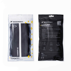 Wozinsky expandable running belt black (WRBBK1)