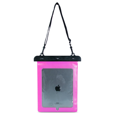 Waterproof PVC tablet case - pink
