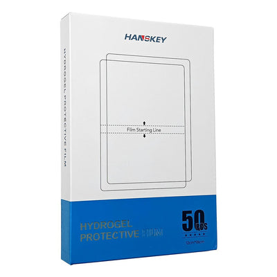 50 pcs. Hydrogel, antibacterial, self-healing foil for cutting with a plotter (18cm x 12cm)