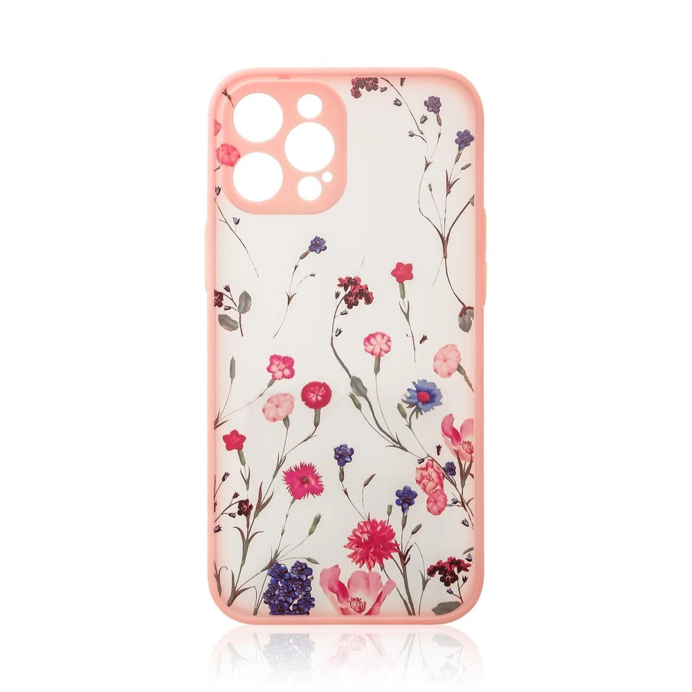 Design Case case for iPhone 13 Pro Max, blue flower cover