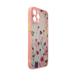 Design Case case for iPhone 13 Pro Max, blue flower cover