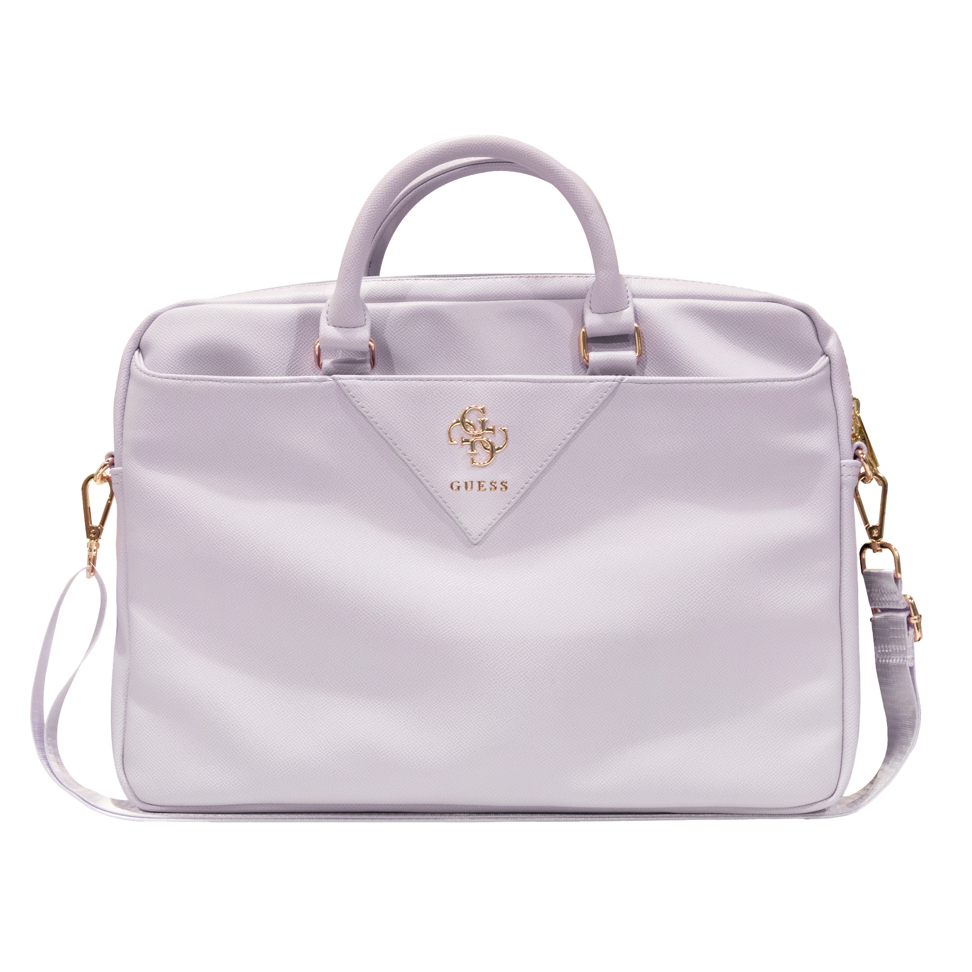 Guess Triangle 4G bag for a 16" laptop - purple