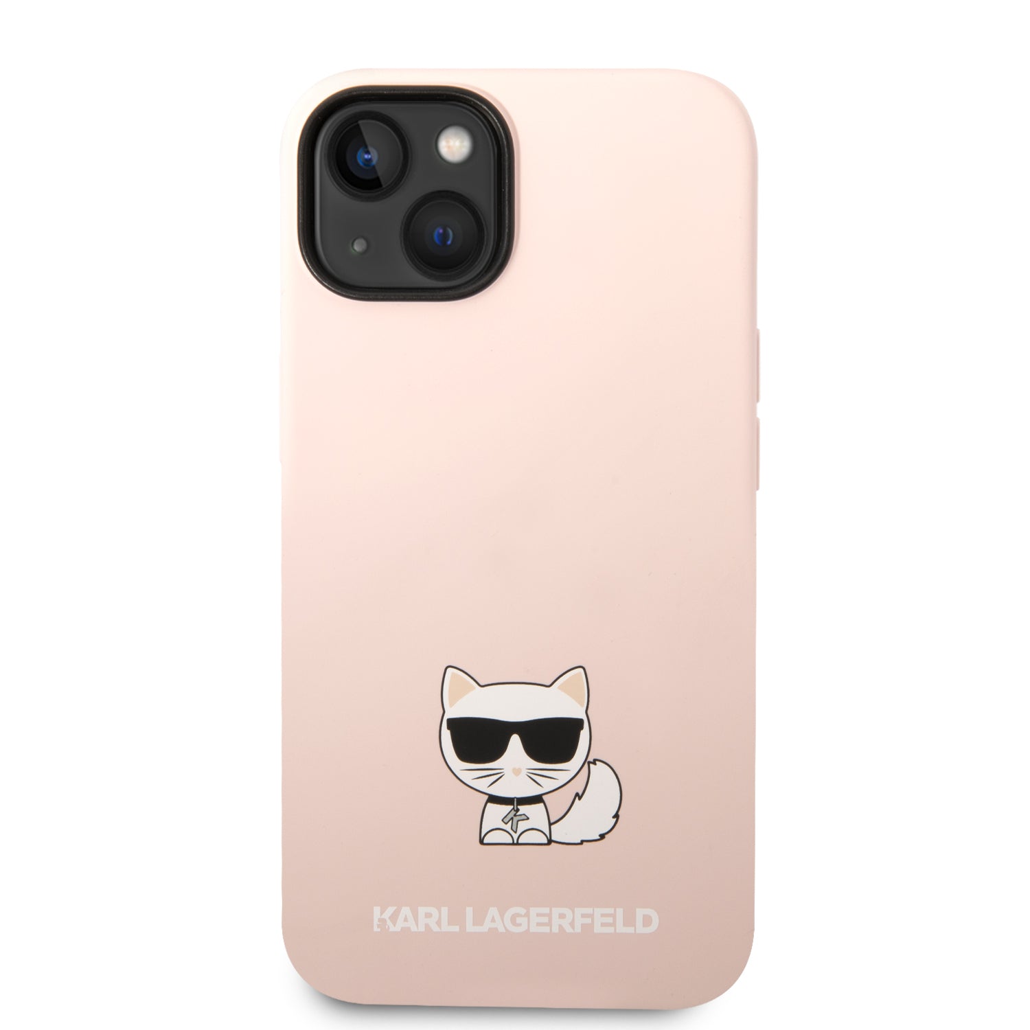 Karl Lagerfeld KLHCP14SSLCTPI iPhone 14 6.1 "hardcase light pink / light pink Silicone Choupette Body