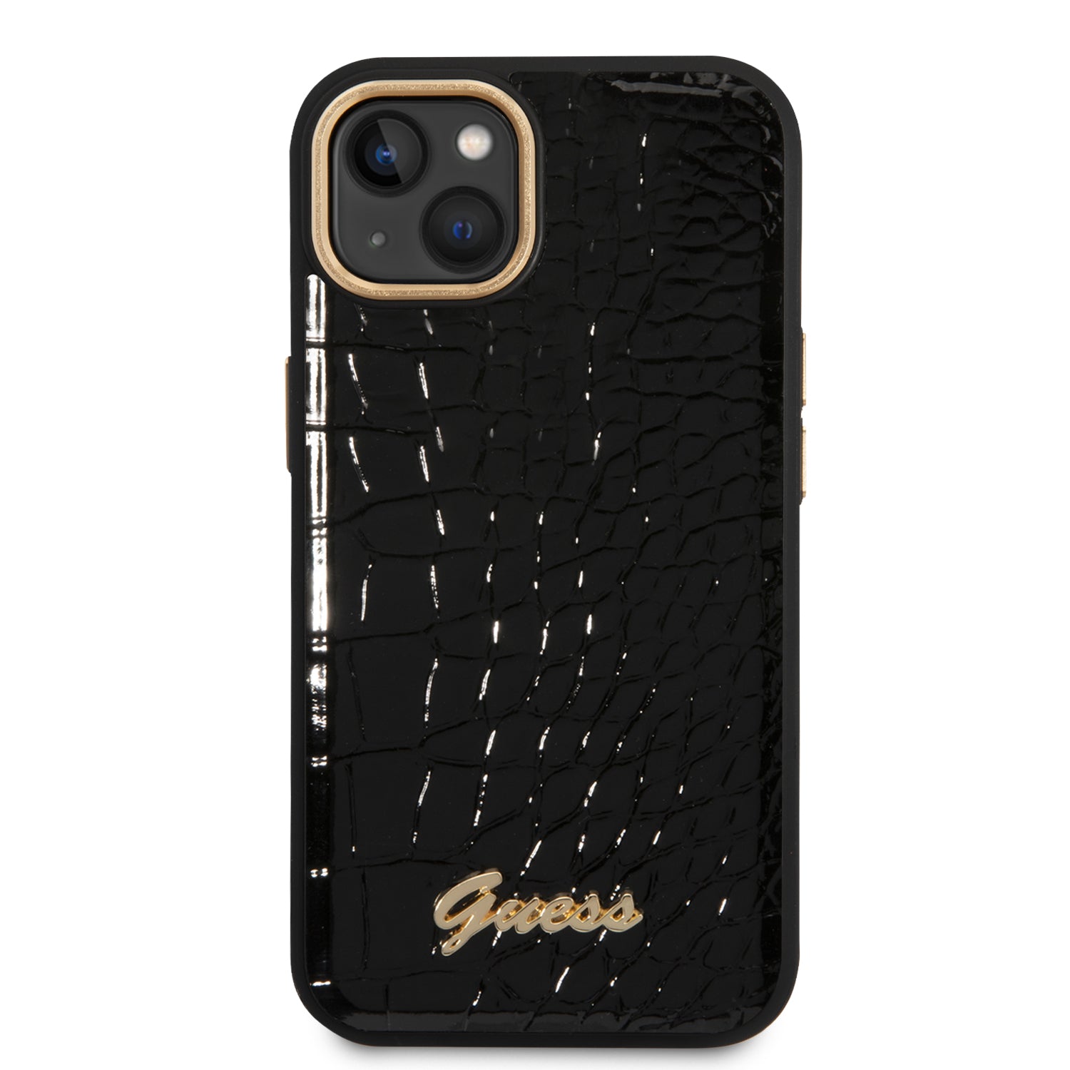 Guess GUHCP14MHGCRHK iPhone 14 Plus 6.7 "black / black hardcase Croco Collection