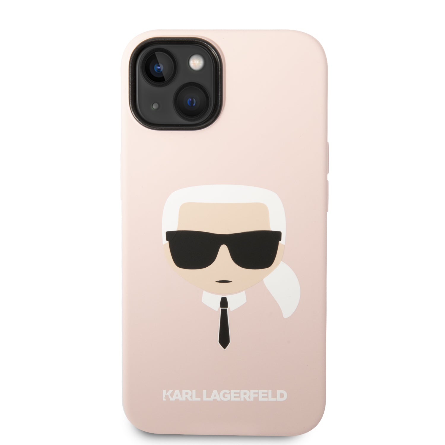 Karl Lagerfeld KLHMP14SSLKHLP iPhone 14 6.1 "hardcase light pink / light pink Silicone Karl`s Head Magsafe