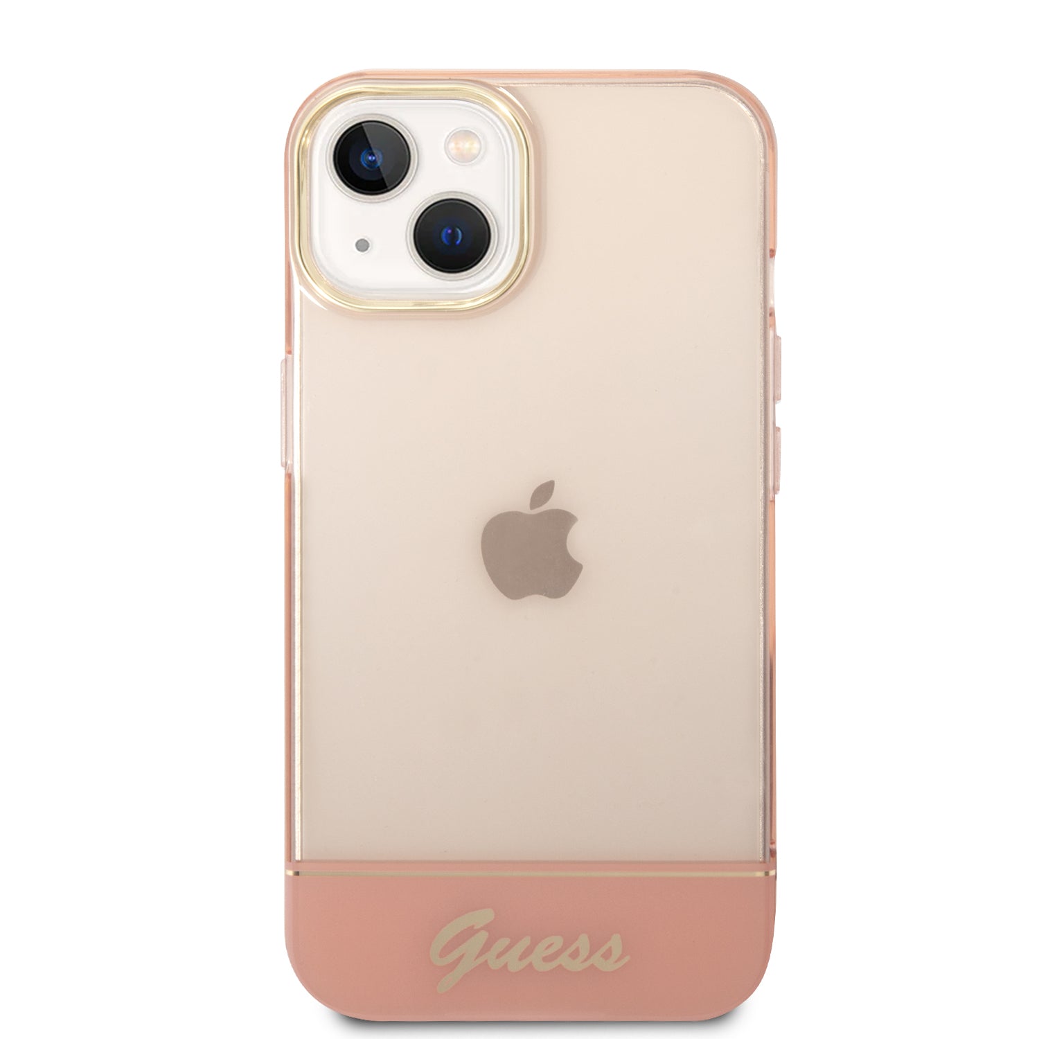Guess GUHCP14MHGCOP iPhone 14 Plus 6.7 "pink / pink hardcase Translucent