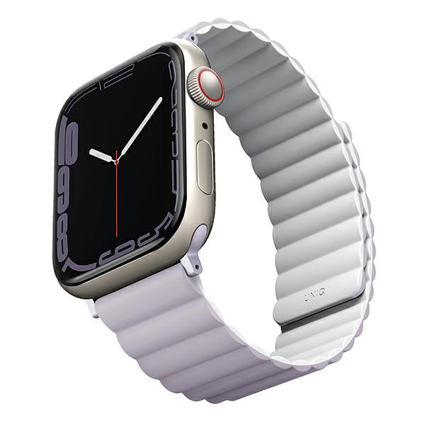 Uniq Revix strap for Apple Watch 1/2/3/4/5/6/7/8/SE/SE2 38/40/41mm - lilac and white