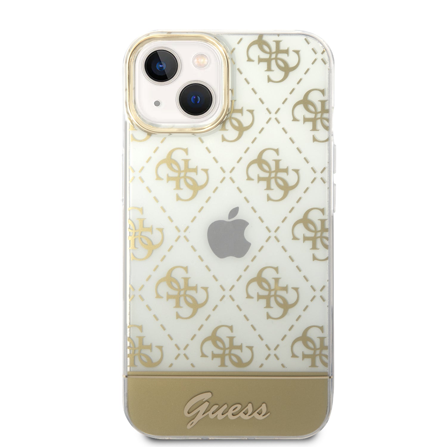 Guess GUHCP14SHG4MHG iPhone 14 6.1 "gold / gold hardcase 4G Pattern Script