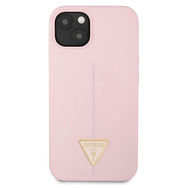 Guess GUHCP13MSLTGU iPhone 13 6.1" purple/purple hardcase Silicone Triangle