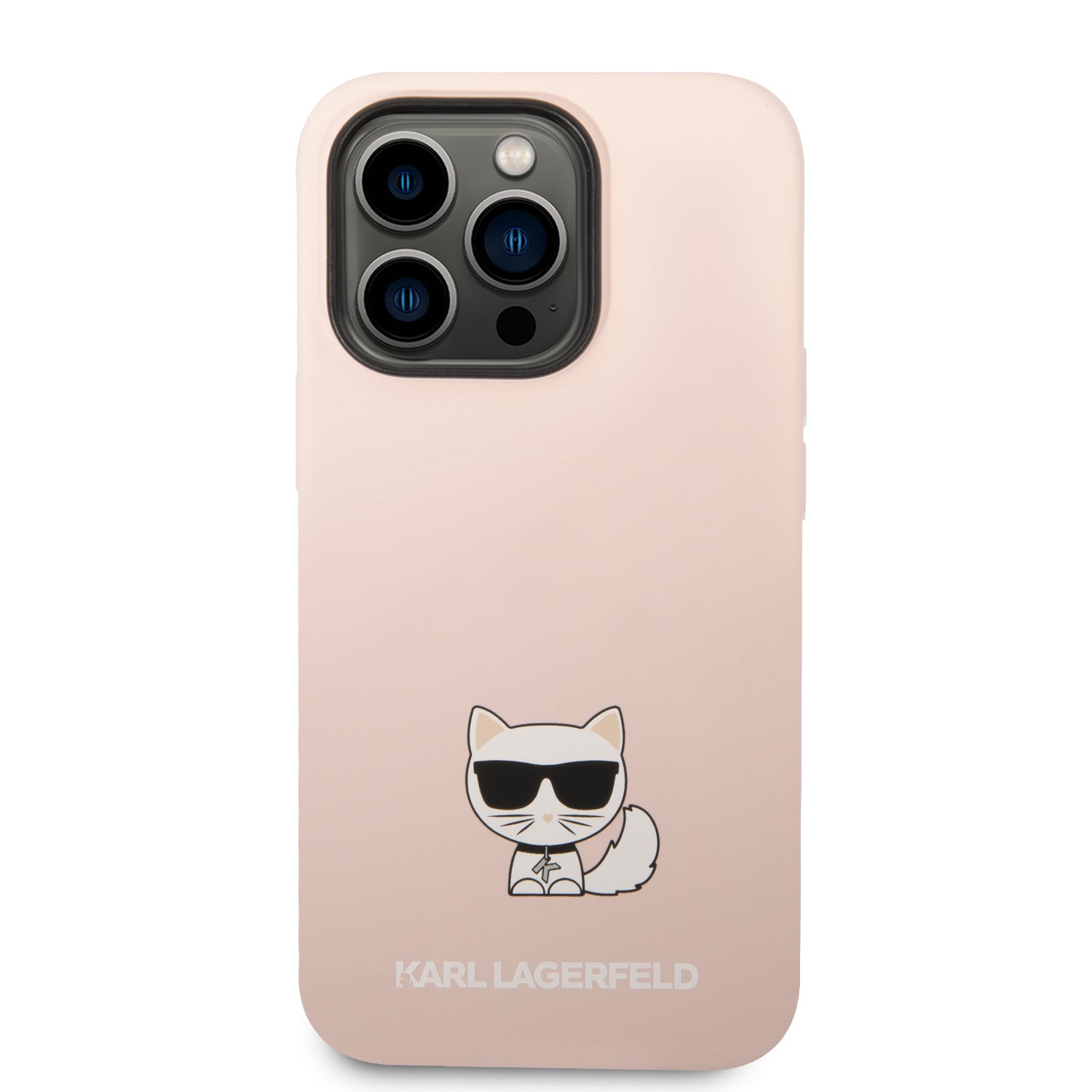 Karl Lagerfeld KLHCP14XSLCTPI iPhone 14 Pro Max 6.7 "hardcase light pink / light pink Silicone Choupette Body
