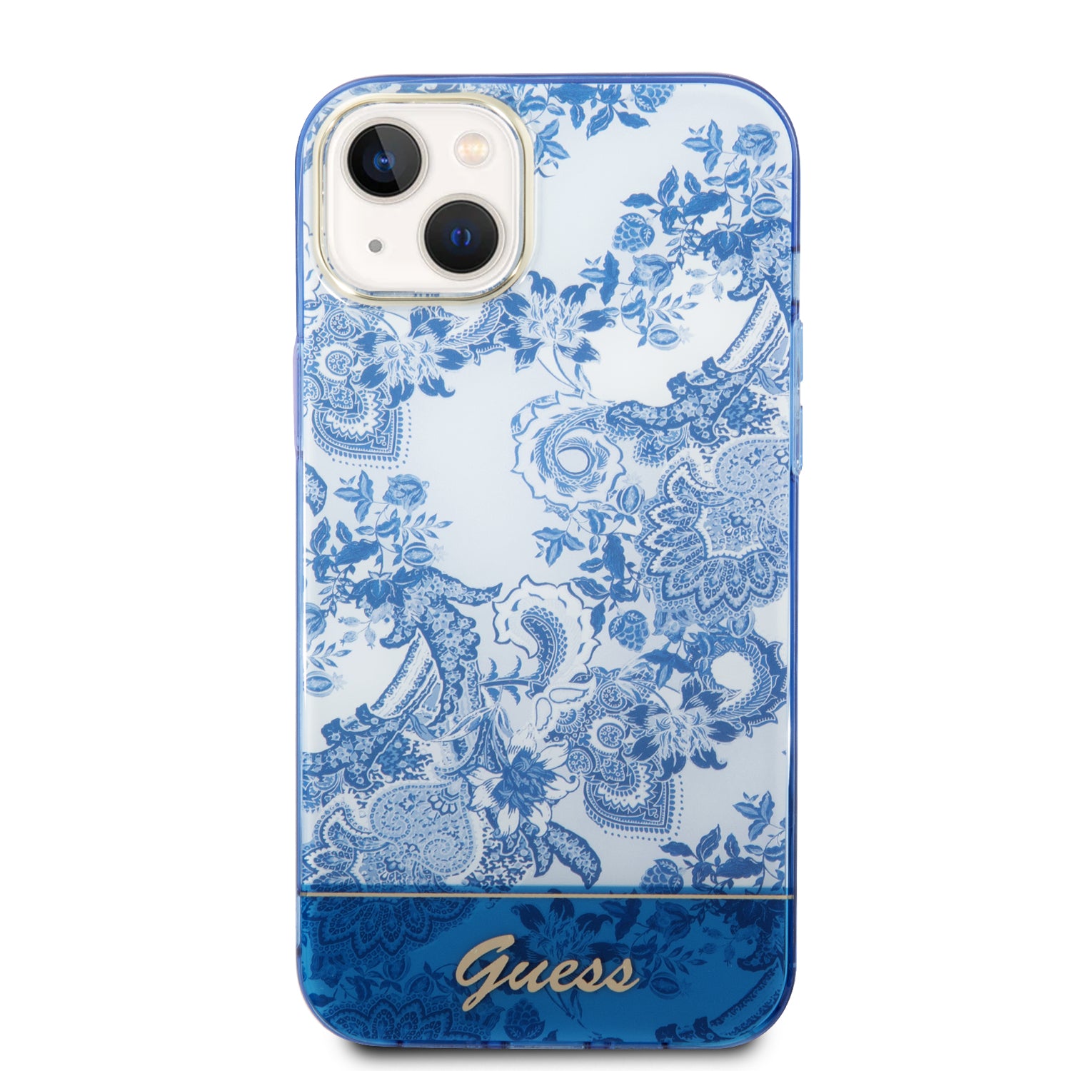 Guess GUHCP14MHGPLHB iPhone 14 Plus 6.7" blue/blue hardcase Porcelain Collection