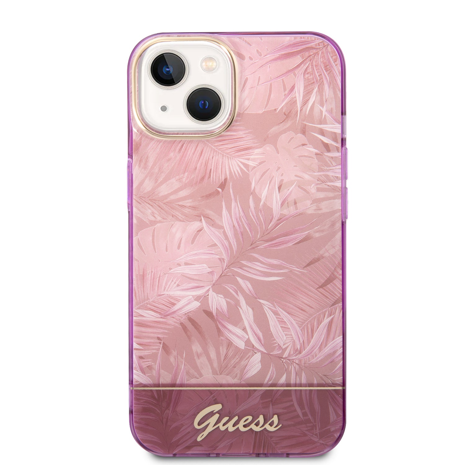 Guess GUHCP14MHGJGHP iPhone 14 Plus 6.7 "pink / pink hardcase Jungle Collection