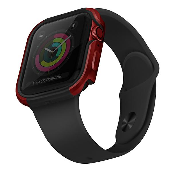 „Uniq Valencia“ dėklas, skirtas „Apple Watch 4 / 5 / 6 / SE 44mm“ – raudonas 